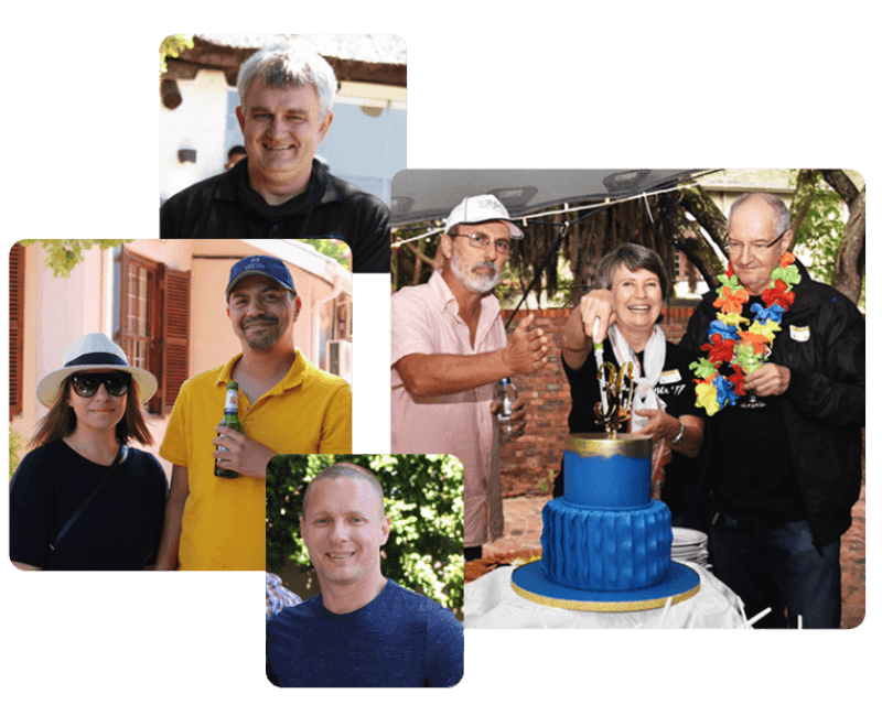 KRS - Khanyisa Real Systems - collage of two images showing the company directors and founders